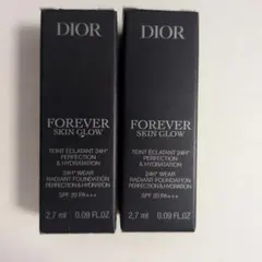 Dior ファンデミニ Forever Skin Glow 1N2.7ml×2