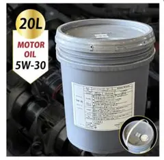 エンジンオイル 20L 5W-30 【訳あり】輸送時ペール缶変形品 - メルカリ