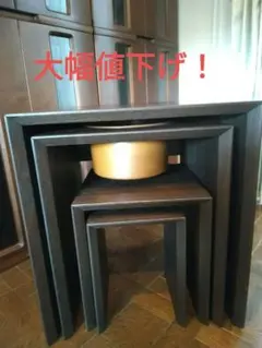 【貴重】ShimooDesign浮様楕円形　銀の鎹　　　　　　　木製プレート ShimooDesign貴重】浮様楕円形銀の鎹木製プレート