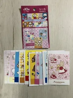 【最新作】セリア サンリオキャラクターズ シール なつかし 10点コンプセット