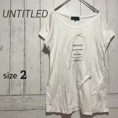 【アンタイトル】美品✨カットソー　ラグラン袖　パール　ビジュー　クルーネック