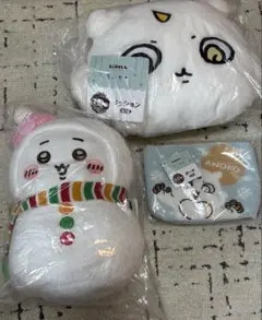 【新品未開封】ちいかわ エニマイ 一番くじ 3点セット（A賞・D賞・D賞ポーチ）