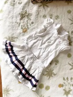 ラルフローレン　セットアップ　スカート　ポロシャツ　サイズ90 ピンク　ホワイト