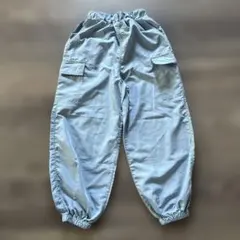 カーゴパンツ ワークパンツ ライトブルー　薄手