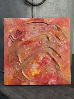 Acryl texture No.14 抽象画 テクスチャーアート デザイン画のサムネイル