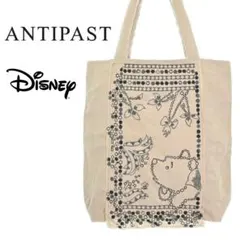 アンティパスト トートバッグ ディズニーコラボ プーさん 刺繍 A4収納可