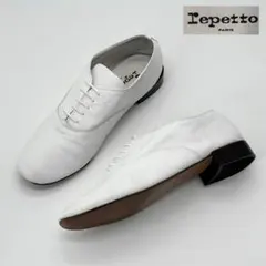 美品✨repetto Jazz ジャズ レザーシューズ ホワイト IENA 37 - メルカリ