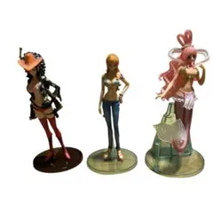 ワンピース　フィギュアセット　ナミ、ロビン、しらほし　完成品　難アリ
