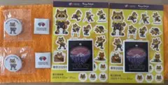 2025年世界陸上競技ピン、マグネットピンバッジ、シール 、りくワンシール各2点