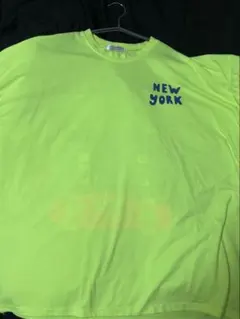 NYC SKATE 半袖 Tシャツ ネオングリーン