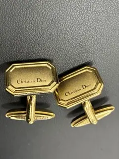 Christian Dior カフリンクス ゴールドカラーのサムネイル
