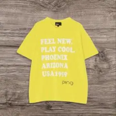新品　PING ビッグシルエット 半袖Tシャツ　ハイネックカットソー　ゴルフのサムネイル