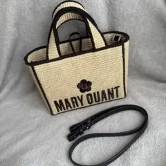 MARY QUANT & LILY BROWN ジュートロゴトートバッグ