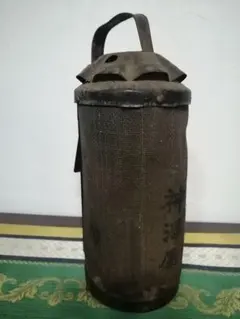 ヴィンテージ ◇ 吊り行灯 ランタン ◇ アイアン 蝋燭立て 燈篭 蔵行灯