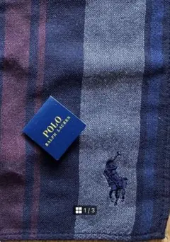 ポロラルフローレン　タオルハンカチ　プレゼントにも