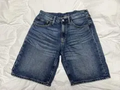GU デニムハーフパンツS