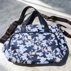 ​【新品・タグ付き】one'sterrace多機能 2WAY 花柄トートバッグ