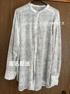 earth music&ecology 長袖シアーシャツ　フリーサイズのサムネイル