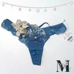 Mサイズ 定価2310円 チェリッシュ Tバック ドゥペルル ブルーのサムネイル