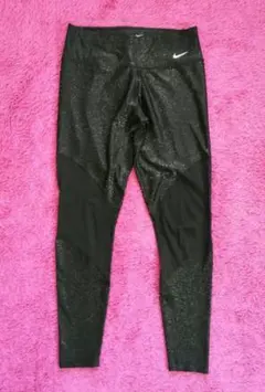 ナイキ NIKE レディース M スパッツ レギンス 黒 ブラック ラメ入り