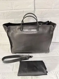 TOMOE ブラック トートバッグ　BOLD