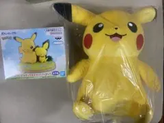 ポケモンくつろぎタイムピカチュウ&ピチューフィギュアとピカチュウぬいぐるみセット