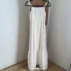 GRL フラワージャガード ティアードキャミワンピース