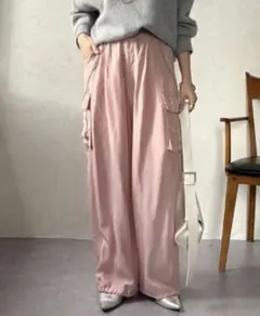 DouDou ドゥドゥ キュプラカーゴパンツ