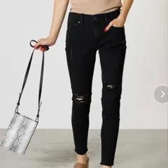 AZUL BY MOUSSY アズール クラッシュデニム 4019