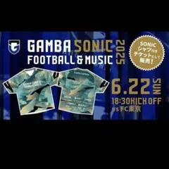 ガンバ大阪　hummel GAMBA SONIC 2025 シャツ Fサイズ