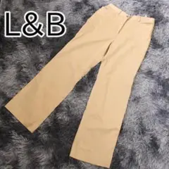 L&B パンツ レディース ベージュ カジュアルパンツ FREE SIZE
