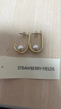 STRAWBERRY-FIELDS ゴールドパールピアスのサムネイル