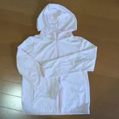 UNIQLO　ピンク メッシュパーカー フード付き　140
