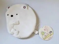 【プライズ】 すみっコぐらし カラビナ付き ぬいぐるみポーチ しろくま