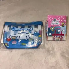サンリオ　シナモロール　プールバック風ミニポーチ2 ガチャ