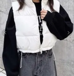 【INGNI】 ショート丈ダウンベスト