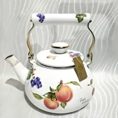 新品未使用 レトロ エジリー ホーロー フラワー ケトル やかん Yahoo!オークション -「ejiry ケトル」の落札相場・落札価格