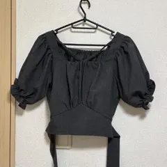 SUREVE バックリボン パフスリーブ トップス ブラウス