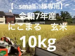 【⭐︎smail⭐︎様専用】　令和7年産　【にこまる】　玄米10キロ