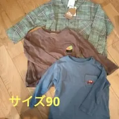 長袖Tシャツ3枚セット 90cm　ユニクロ