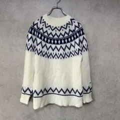 【Lee】リー（S）ノルディック柄ニット＊USA製＊モヘア混＊アメカジ＊古着＊のサムネイル