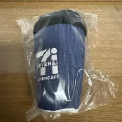 セブンイレブン 一番くじ　セブンカフェ　ぬいぐるみチャーム　ネイビー