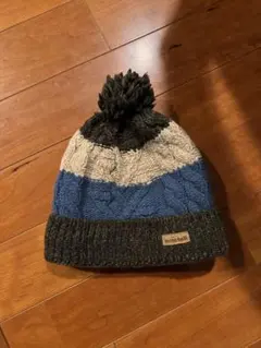 モンベル　ニット帽　ダークグリーン