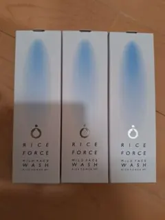 ライスフォース　マイルドフェイスウォッシュ 3本セット　120gのサムネイル