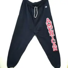 Champion スウェット パンツ ジョガー アメリカ プリント L