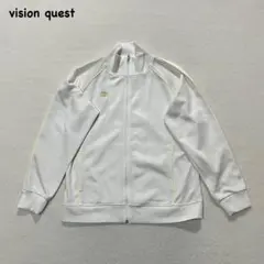 t2268 【ビジョンクエスト】　ジャージ上　トラックジャケット　白