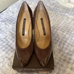 ［新品・未使用］BOUTIQUE OSKAI ブラウン ハイヒール 23.5cm