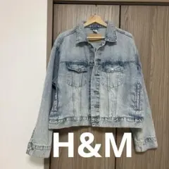 H&M ライトブルー デニムジャケット US XL 新品タグ付き