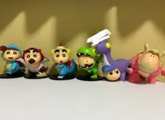 クレヨンしんちゃん フィギュア6体　オラたちの恐竜日記