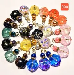 304♡猫と肉球チャームコネクター